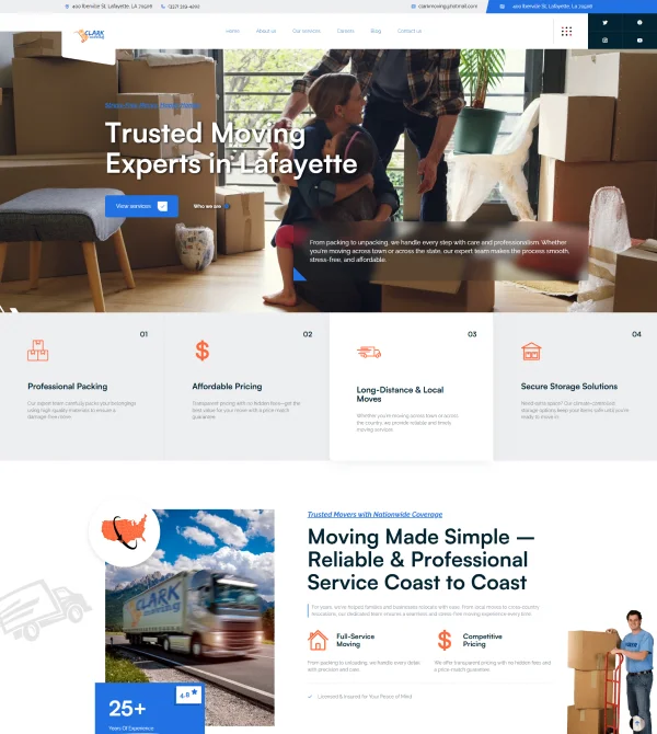 Clark Moving Specialists Demo